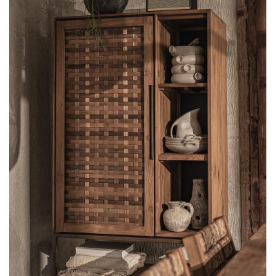 Karma cabinet with 1 door and 1 rack