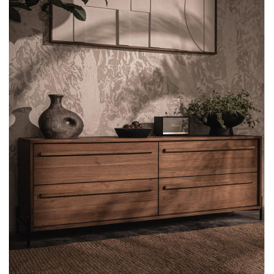 Outline dresser with 4 drawers