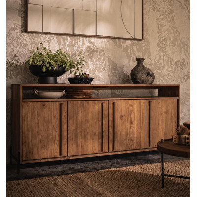 Outline sideboard with 4 doors and shelves
