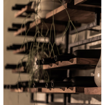 Type E 15 bottle wine rack