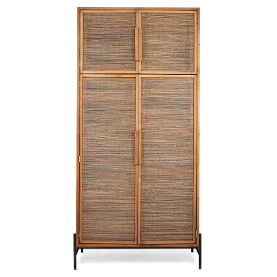 Coco wardrobe with 4 doors and 1 drawer