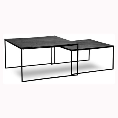 Set of 2 Escala pull-out coffee tables