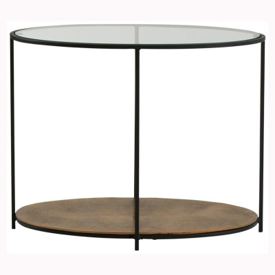 Leonia oval pedestal table