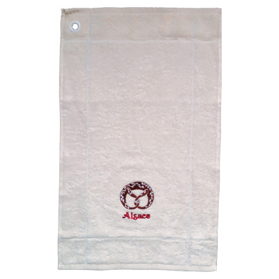 Mignonette 2 embroidered hand towels