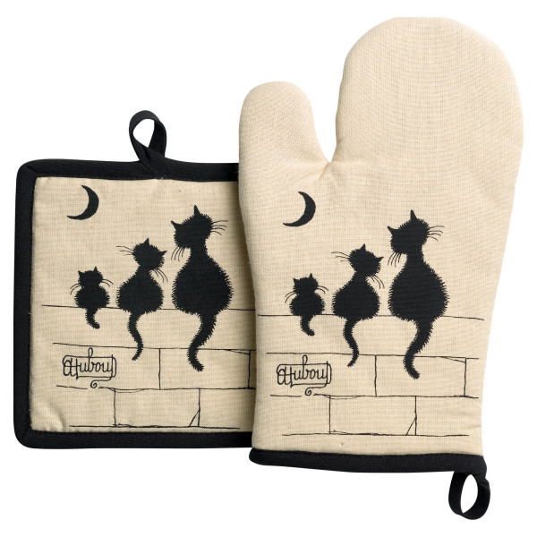 Dubout 3 cat oven mitt and...
