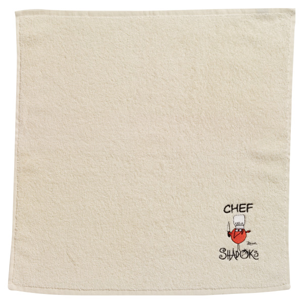 Chef Shadoks square hand towel