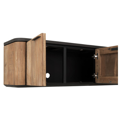 Soho wall-hung TV stand with 4 doors