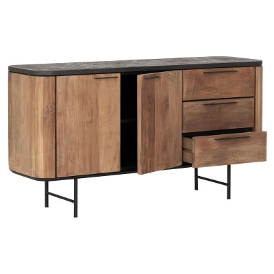 Soho sideboard with 2 doors and 3 drawers