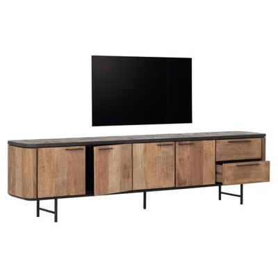 Soho TV stand with 4 doors and 2 drawers