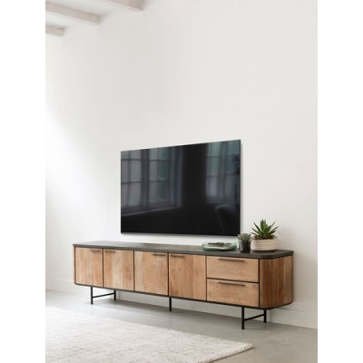 Soho TV stand with 4 doors and 2 drawers