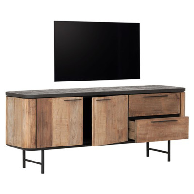 Soho TV stand with 2 doors and 2 drawers