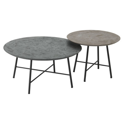 Delta Earth coffee table set of 2
