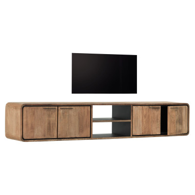 Evo TV stand with 4 doors and 2 lockers