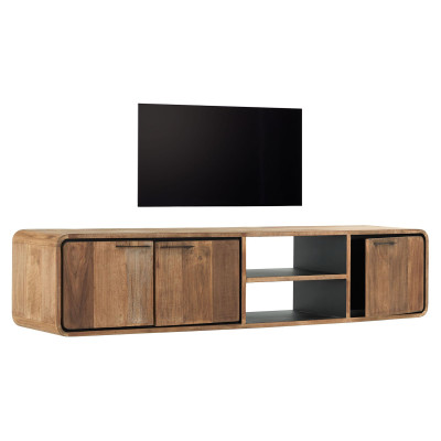 Evo TV stand with 3 doors and 2 drawers