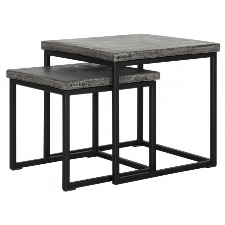 Set of 2 Mont Blanc Square Coffee Tables
