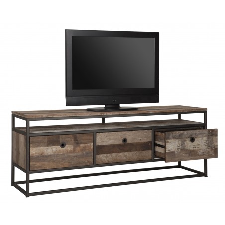 Tuareg TV stand with 3 drawers