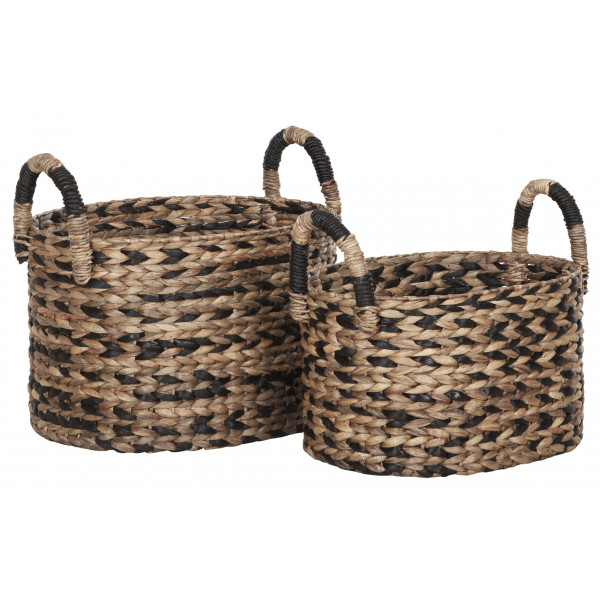 Set of 2 oval baskets