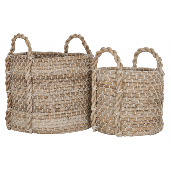 Set of 2 Patio Baskets