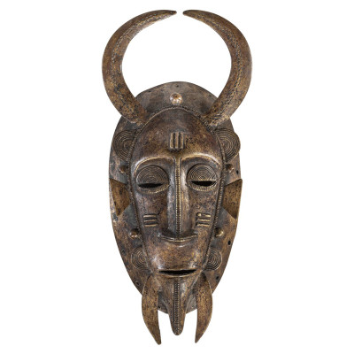 Maschera in bronzo Kpeliyee