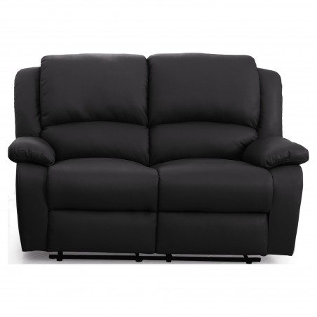 9121 2 vietų rankinė PU relaksacijos sofa
