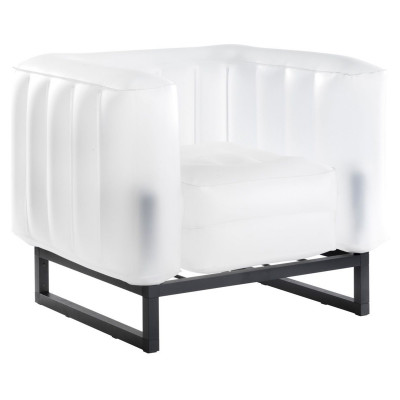 “Yomi Eko” apšviestas fotelis su aliuminio rėmu