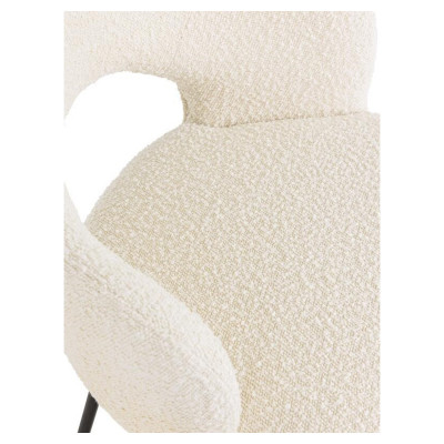 “Vista” fotelis iš užsagstyto audinio