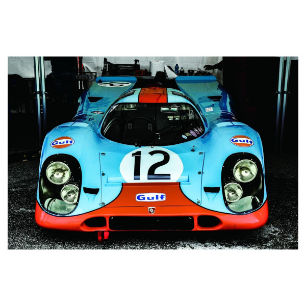 “Gulf Racing” stiklo atspaudas