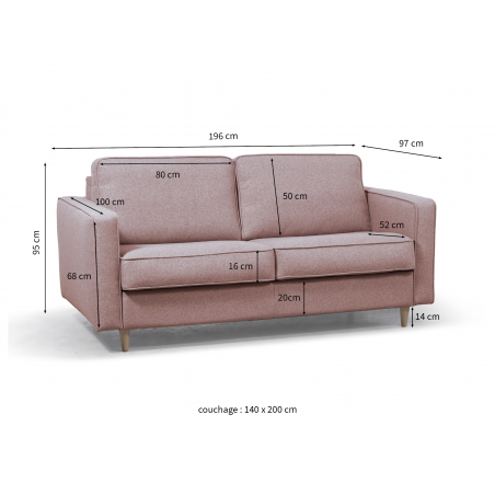 Pārveidojamais dīvāns Boli