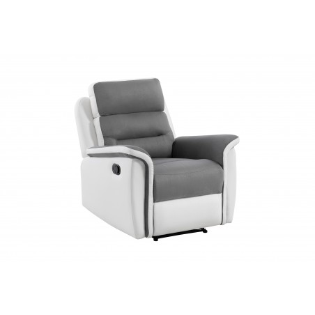 9222 manuāls relaksācijas krēsls mākslīgās ādas un mikrošķiedras