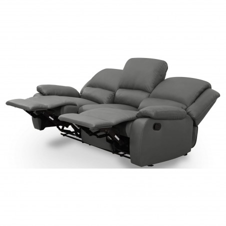 9121 3-vietīgs manuāls PU relaksācijas dīvāns