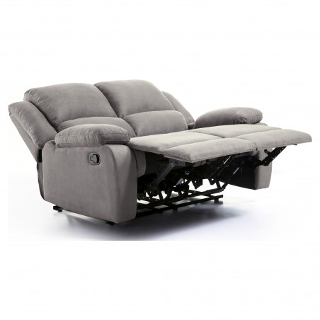 9121 Mikrošķiedras 2 sēdvietu manuāla relaksācijas dīvāns