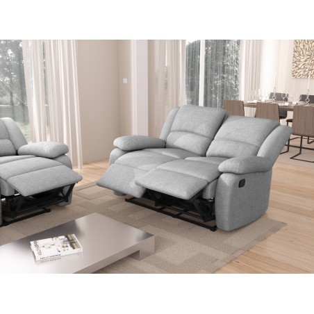 9121 2-vietīgs manuāla auduma relaksācijas dīvāns