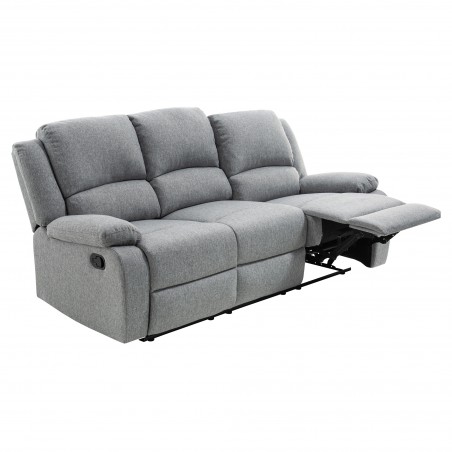 9121 3-vietīgs manuāls auduma relaksācijas dīvāns