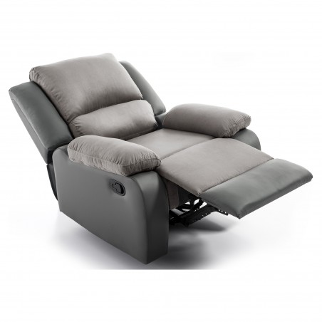 9121 PU un mikrošķiedras manuālais relaksējošais krēsls