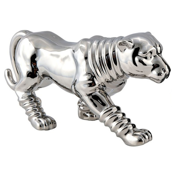 Chrome Panther skulptūra