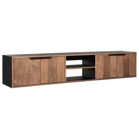 Zwevende TV-meubel Cosmo No.1 met 4 deuren en 2 planken