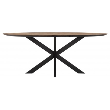 Owalny kształt stół jadalny