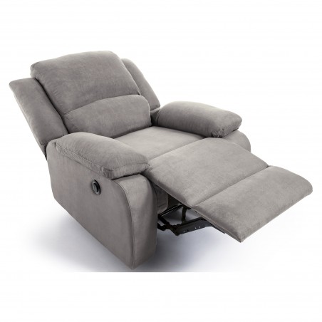 Elektryczne krzesło relaksacyjne 9121EE z podnośnikiem mikrofibry