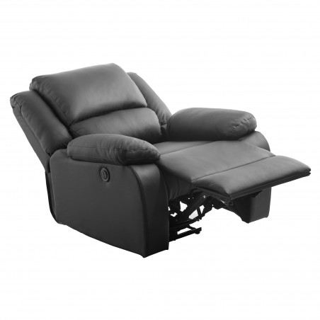 Elektryczny fotel relaksacyjny 9121EE z podnośnikiem PU