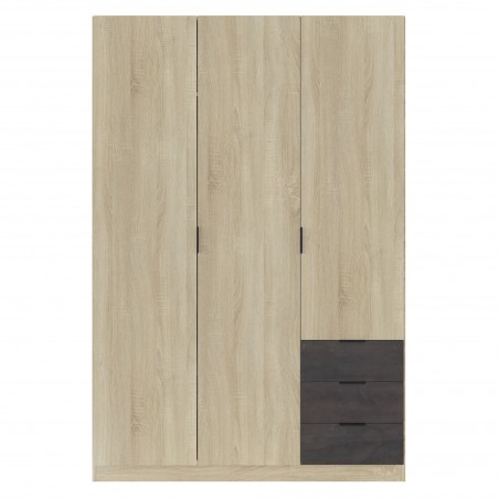 Szafka FOARM323F z 3 drewnianymi drzwiami+3 szuflady