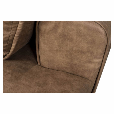 Imperial Left Corner Sofa Industrial Style Fabric Cabrio z 2 skrzyniami