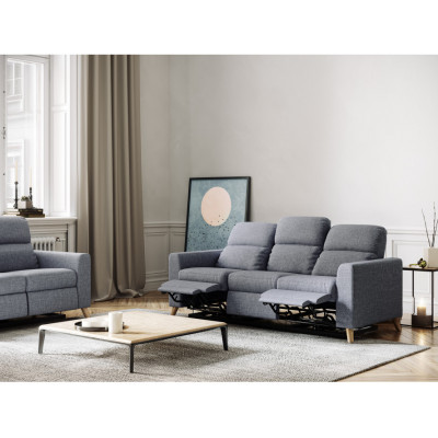 Berkam 3-osobowa skandynawska elektroniczna sofa relaksacyjna