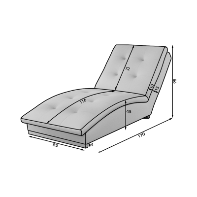 Krzesło wypoczynkowe Doro