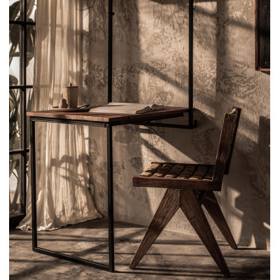 Stolik składany z twardego drewna Tablemate