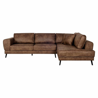 Conversível industrial imperial da tela do estilo do sofá do canto esquerdo com 2 caixas