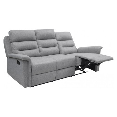 9222 sofá de relaxamento manual de tecido de 3 lugares