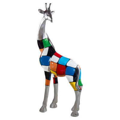 Escultura ao ar livre de girafa Gloria