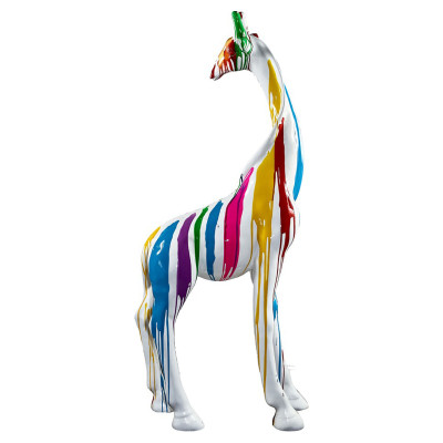 Escultura ao ar livre de girafa Zarafa