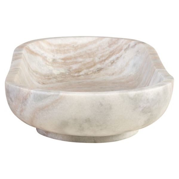 Taça de feijão de mármore
