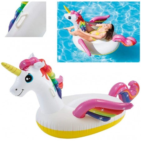 Unicorn geamandură gonflabilă pentru copii
